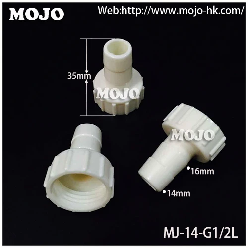 

2020 Free shipping!(10pcs/Lots) MJ-14-G1/2L straight female connector 14mm to G1/2" internal thread pipe joint fitting