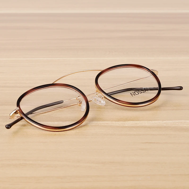 Najtaniej NOSSA kobiety i mężczyźni przezroczyste ramki do okularów elegancki marka projektant Oprawki do okularów moda na co dzień kobiet jasne okulary optyczne