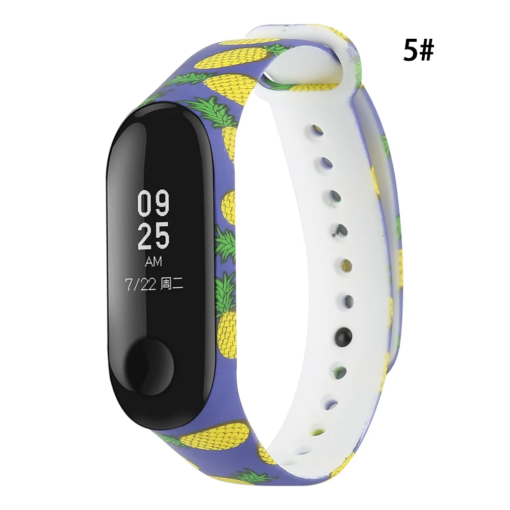 Силиконовый ремешок для mi Band 3 Correa Band, аксессуары для умных часов, Xiaomi mi Band 3, браслет, ремешок для mi 3 - Цвет: show as photo