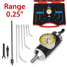 Центровочный индикатор+ стопорное кольцо+ 3 x прямой Feeler гаечный ключ с указанием калибровочных граней операторской коробки для переноски