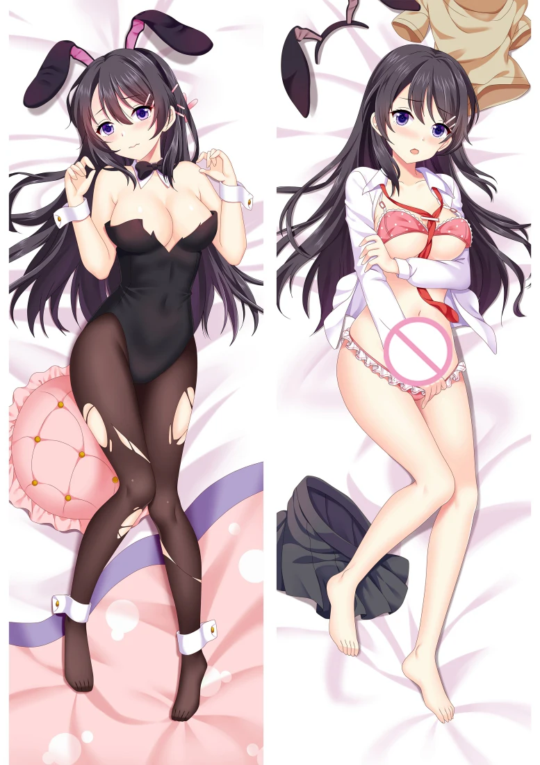 Чехол для подушки Dakimakura декоративный Подушка с изображением кролика девочек 2019