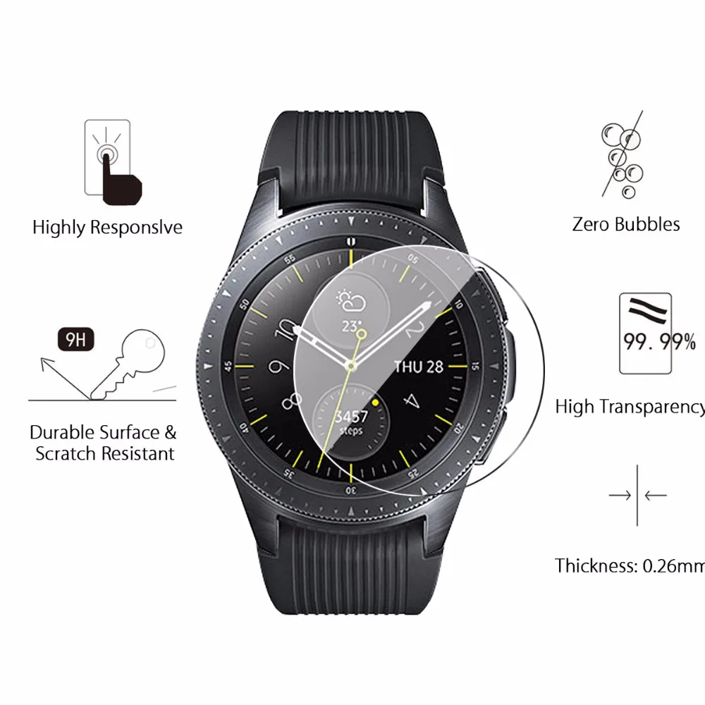 Защитная пленка для samsung Galaxy watch, Взрывозащищенная, устойчивая к царапинам, защитная пленка LTE 2.5D