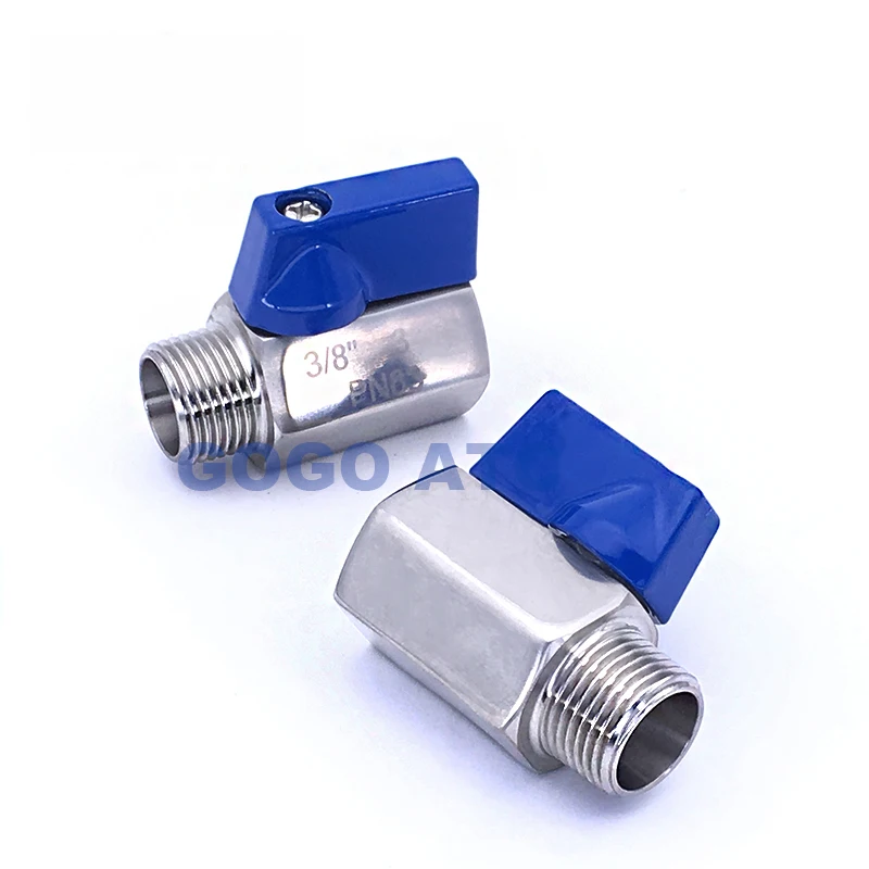 MINI ball valve SS304 316 1-4-3-8-1-2 3
