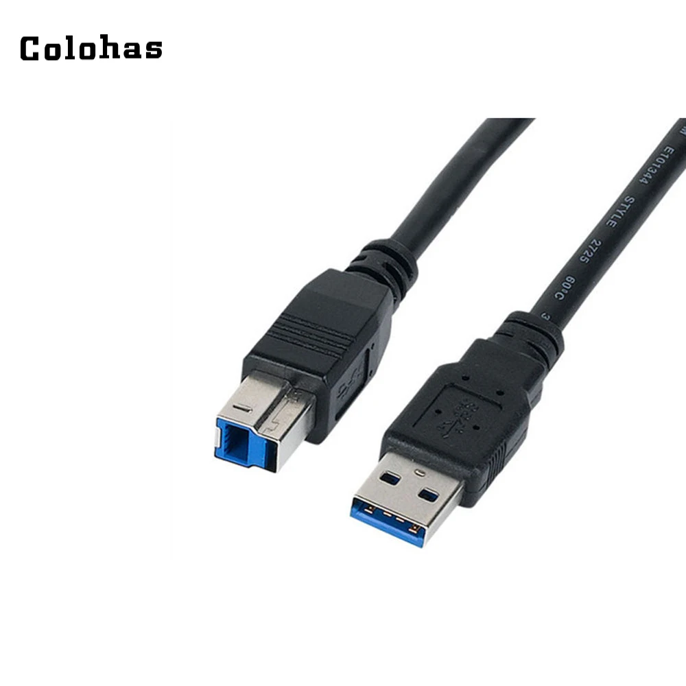 0 5 м 1 3 USB A to B кабель для передачи данных принтера сканер Супер скорость конвертер