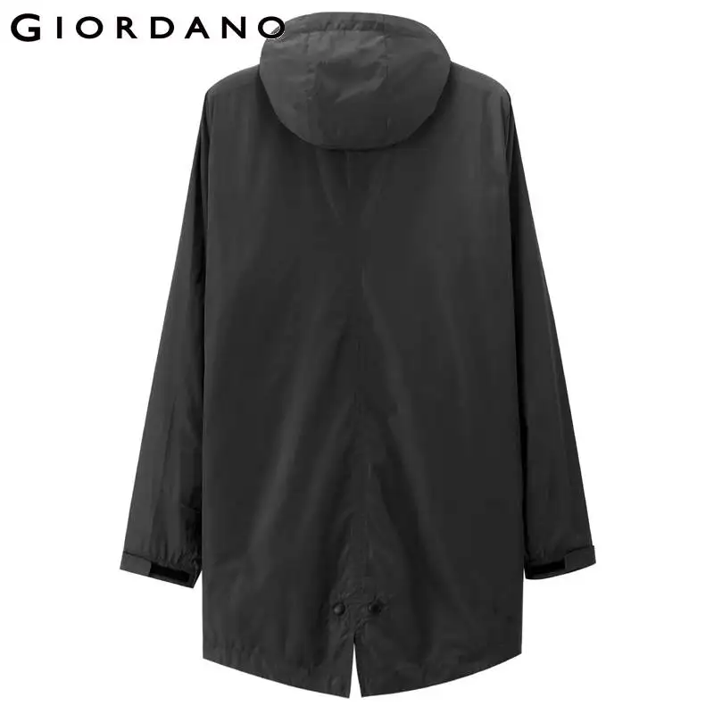 Мужская куртка с воротником стойкой Giordano эластичные куртки на кулиске со съемным