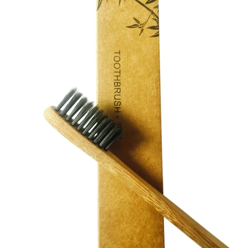 

1pc Natural Bamboo Toothbrush Wood Makeup Eco-Friendly Antibacterial Wooden Toothbrush Oral Hygiene Maquiagem
