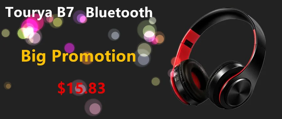 Tourya B2 Bluetooth наушники Беспроводной гарнитуры наушники С микрофоном Поддержка TF карты для ПК смартфонов музыкальный плеер