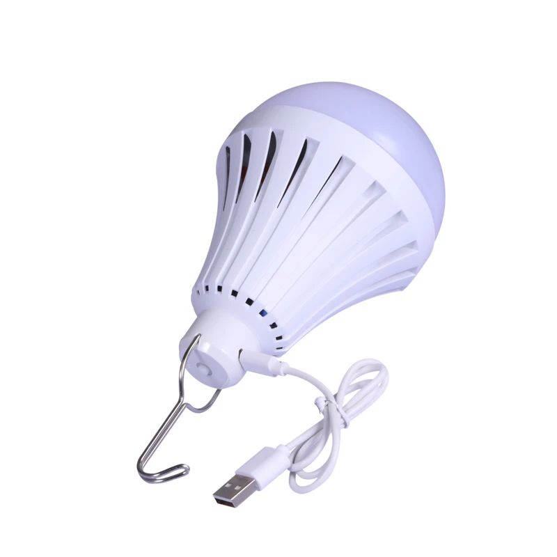 Lâmpadas Led e Tubos para iluminação exterior acampamento recarregável Temperatura de Cor : Branca Fria(5500-7000k)