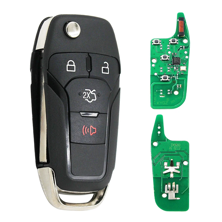 3+ 1B флип-пульт дистанционного ключа без ключа Fob 315 МГц для Ford Fusion 2013- FCC ID: N5F-A08TAA HU101 49 чип: Hitagpro