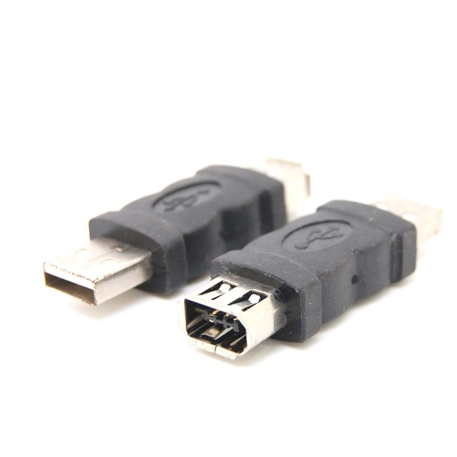 Firewire IEEE 1394 6-Pin Female F to USB M Male Adapter Converter Joiner Plug PC 