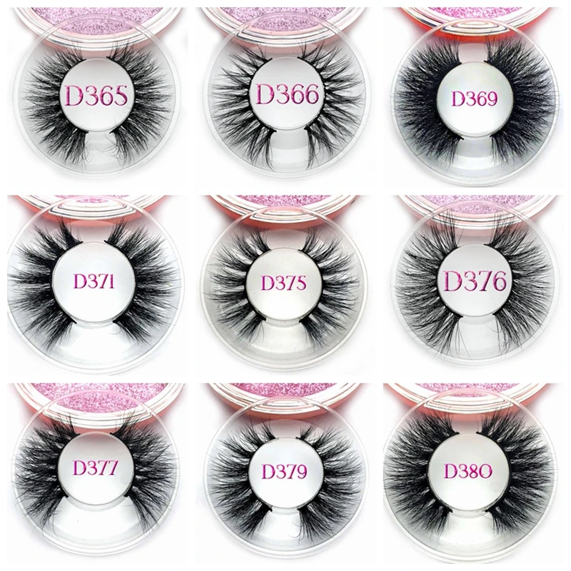 

Mikiwi 3D mink false lashes D365-D380 with custom box private label