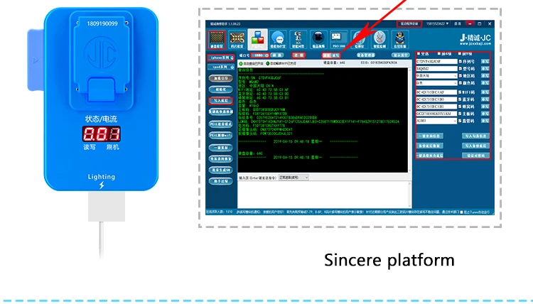 JC 64BIT Nand ремонтный испытательный инструмент для ремонта iPhone 5S 6 6 P и iPad Air Air2 Mini Mini2 3 4 nand flash ICs