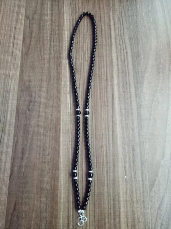 

108 Mala Beads 4 laps Bracelets Nature Stone Black Onyx Bracelet Prayer Bracelets 3D Pendant 3D Bracelet Yoga