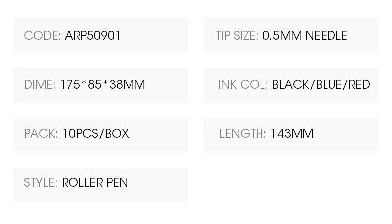 M& G ручки-роллеры с жидкими чернилами, 0,5 мм сверхтонкая Ручка-роллер, черная синяя красная ручка, 10 шт./кор., супер гладкая и быстрая сушка и удобная ручка