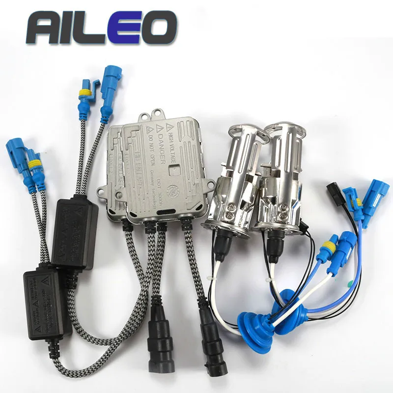 Лампы для автомобильных фар AILEO (Xenon) Bi xenon h4 мини проектор 12 В 55 Вт 4300K 6000K простая