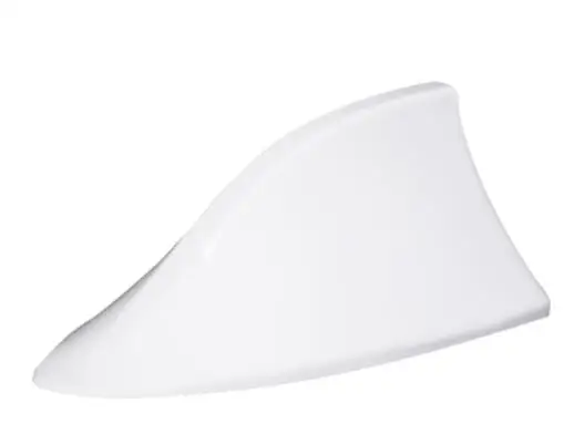 Roof Shark Fin Car Shark Antenna Radio FM/AM Signal Design Aerials Antenna For Universal ALL Car Model - Color: White