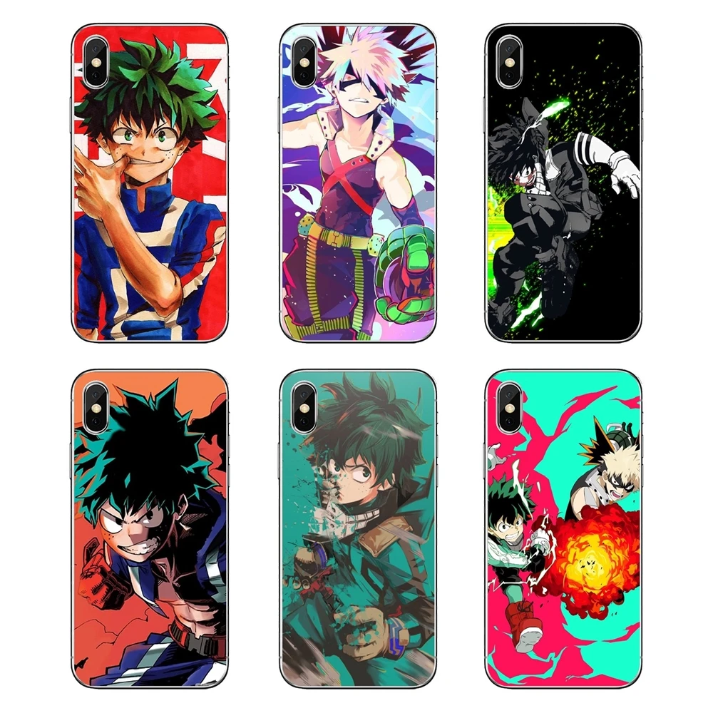 Boku no Hero Academia For Xiaomi Mi A1 A2 5X 6X 8 lite SE Pro Max Mix 2 2S 3 Mi5 Mi5S Transparent Soft Cases Covers |