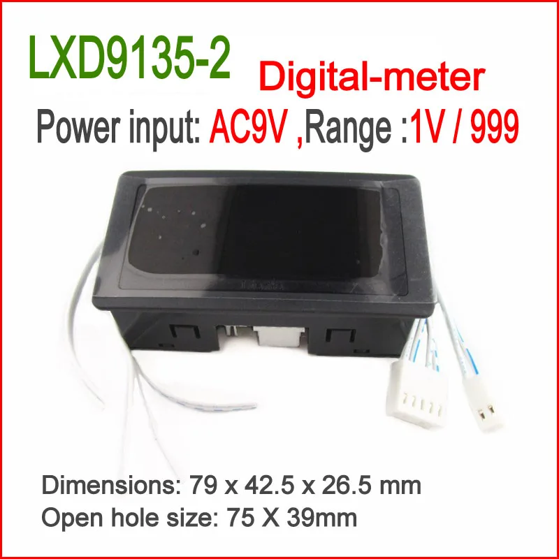 

LXD9135 Digital display Current meter ,AC9V ,1V/999 for welding machine parts