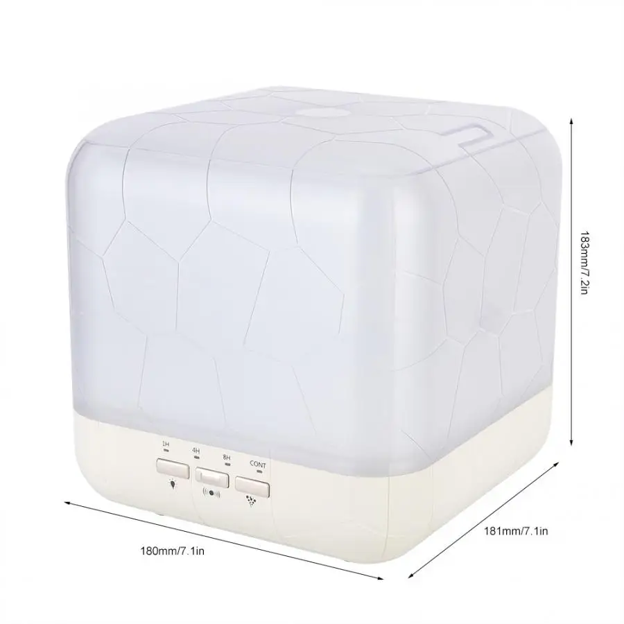 Aroma Diffuser Ultrasonic Mist Maker 1000ML Super Large Capacity Ultrasonic Aromatherapy Air Humidifier White 110-240V