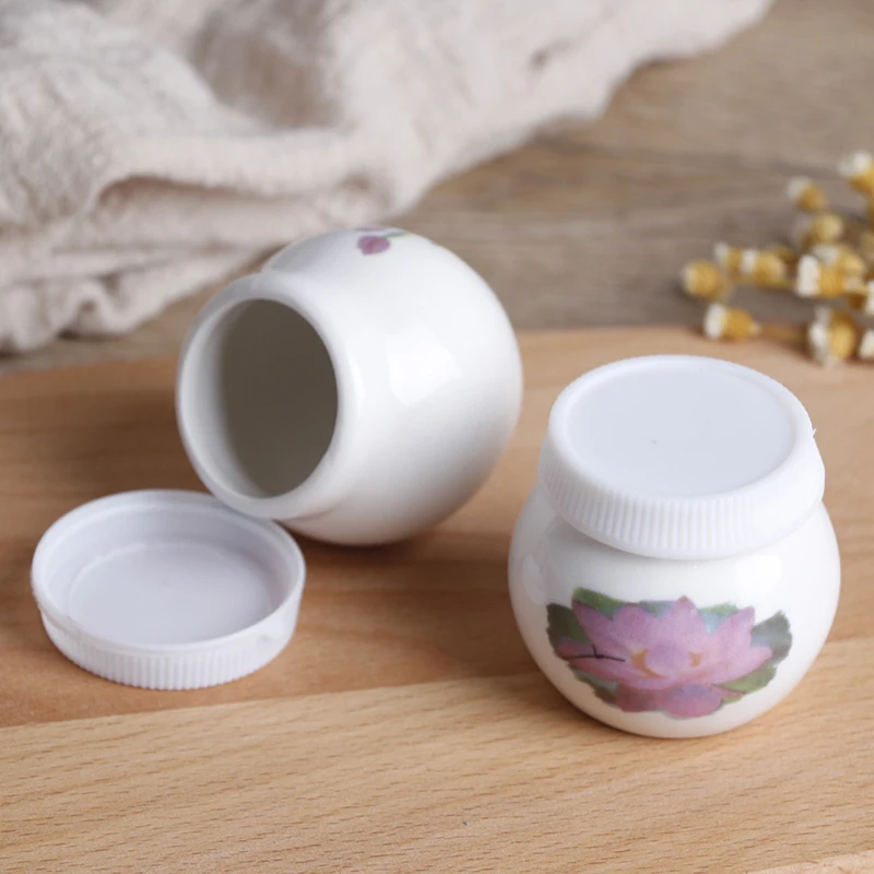 1Pcs Flower Print Ceramic Glass Liquid Glass Powder Dappen Dish Crystal Glass Cup For Acrylic Nail Art Clear Ceramic Nail Cup