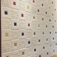 3d Самоклеящиеся обои для предотвращения столкновений, водонепроницаемые украшения для гостиной, спальни, стены телевизора, мягкая сумка, фоновая Наклейка на стену