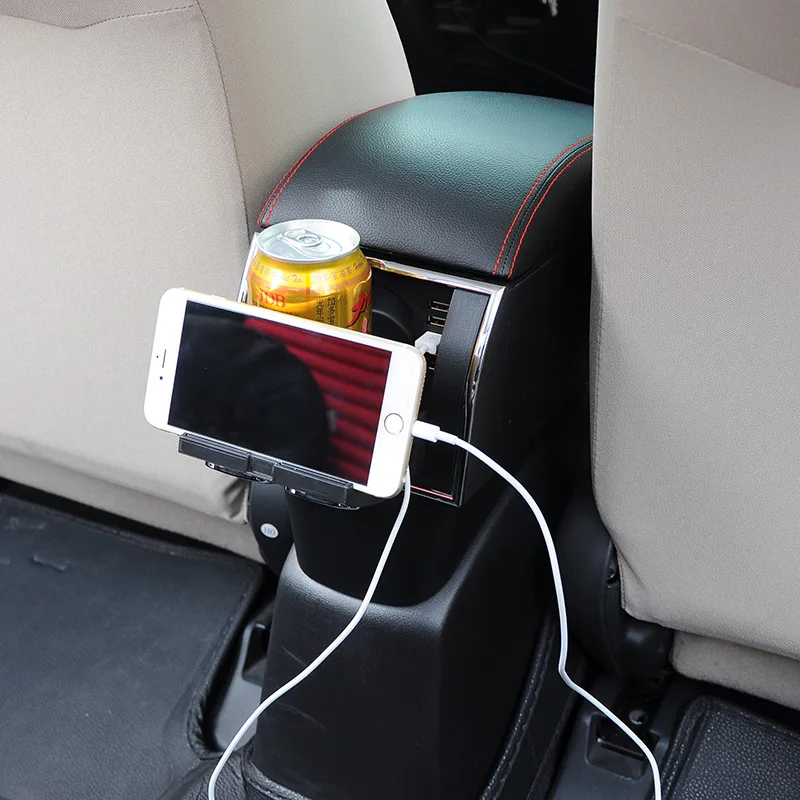 Подлокотник Dicount для HYUNDAI NEW VERNA SOLARIS 2017 2018 2019 центральный подлокотник 8 USB консоль