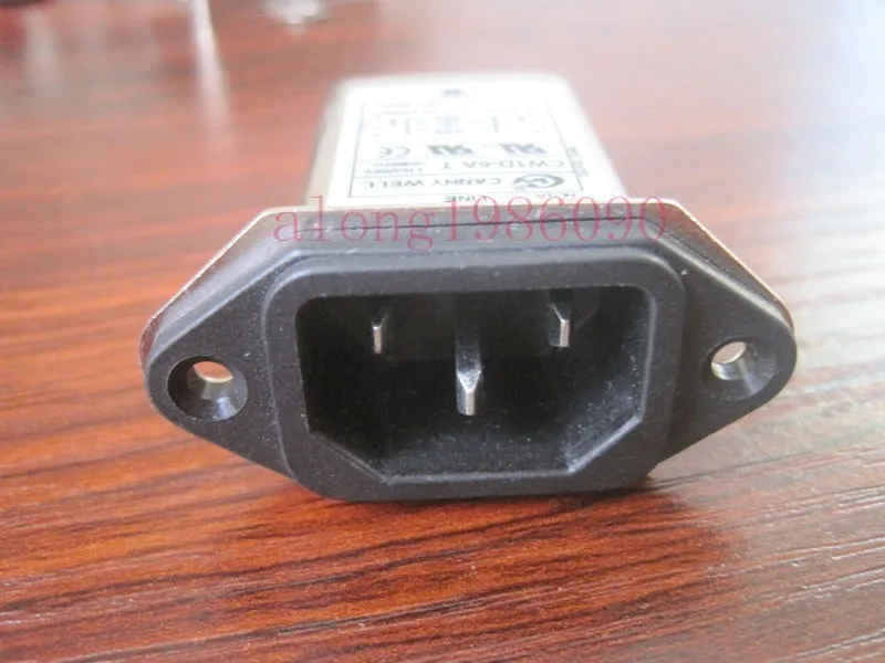 CW1D-3A-T Крепление Шасси IEC 320 C14 сетевой фильтр EMI AC 115V/250V 3A | Электроника