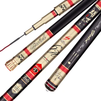 

High Carbon Fishing Rod 4H 5H 6H Pole 4.8m 8.1m Fishing Stick 19 Tuning Super Light Super Hard Short Section Hand Fishing Canne