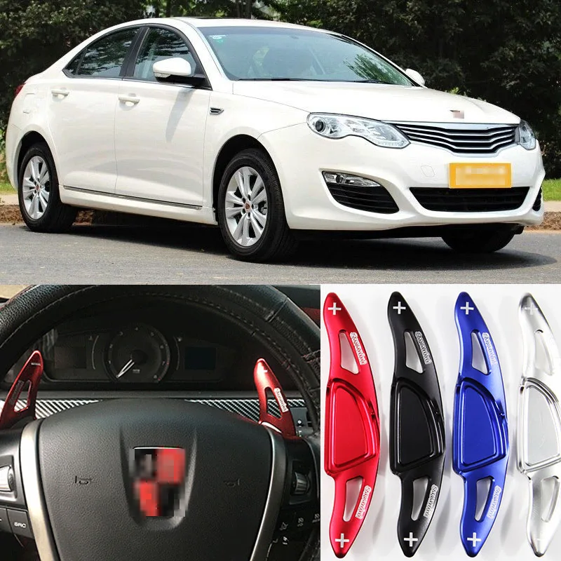 

tommia For Roewe 550 2008-17 2pcs Steering Wheel Aluminum Shift Paddle Shifter Extension