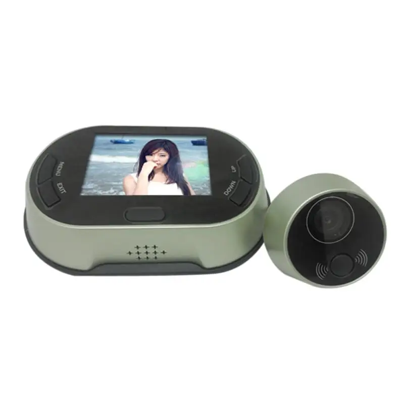 

New Wide Angle 3.5" TFT LCD Digital Peephole Viewer Doorbell Door Eye Video Camera+Picture Mini Household Electronic Doorbell