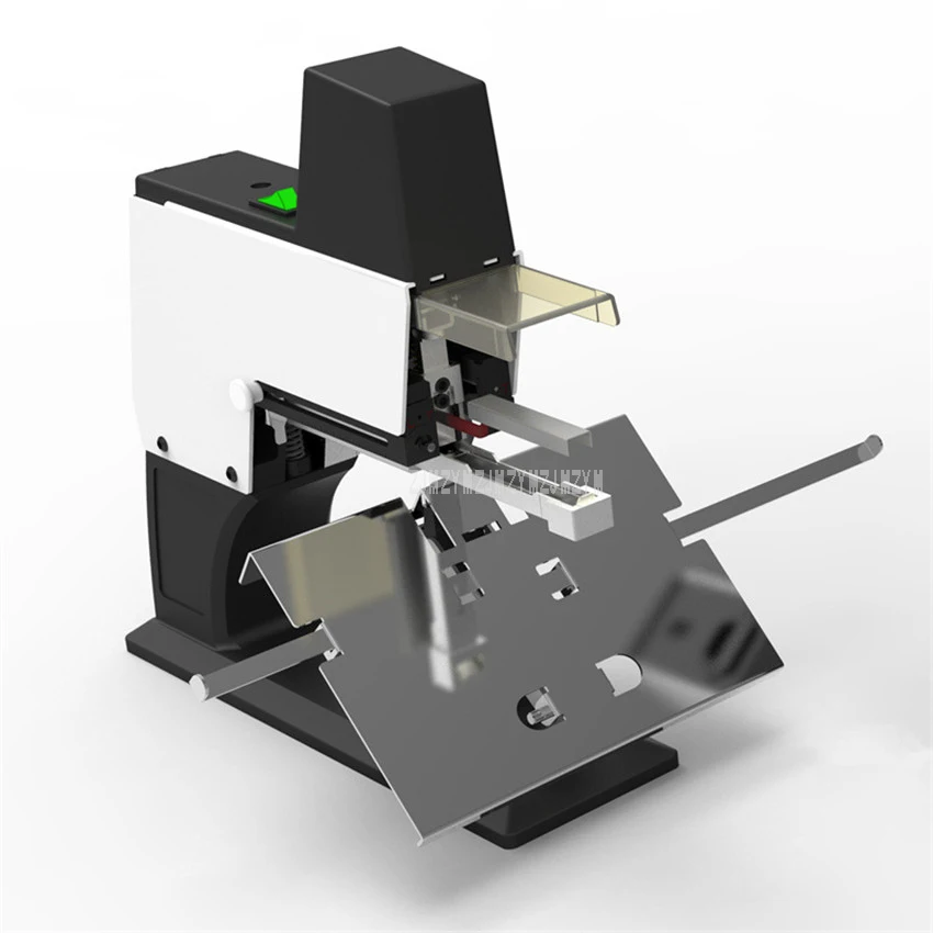 سطح المكتب الكهربائية شقة/السرج آلة تدبيس 30/40 ملاءات ورقة ماكينة تجليد ST-105 220 V 23/6 23/8 24/6 24/8 المواد الغذائية الموثق