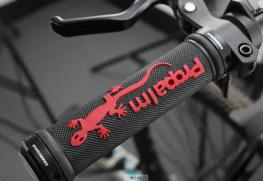 Propalm Bicycle Handle Grips TPR Rubber Bike Grips Skid Proof Ergonomic