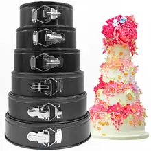 Новинка, 1 шт, Весенняя форма, антипригарная форма для торта, форма для выпечки, круглая форма для торта поддон, круглые банки, свадебные украшения, инструменты для вечеринок