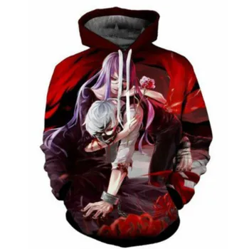 

MEN WOMEN 3D Tokyo Ghoul Sweatshirts Men Women Hoodie Casual Hip Hop Hooded