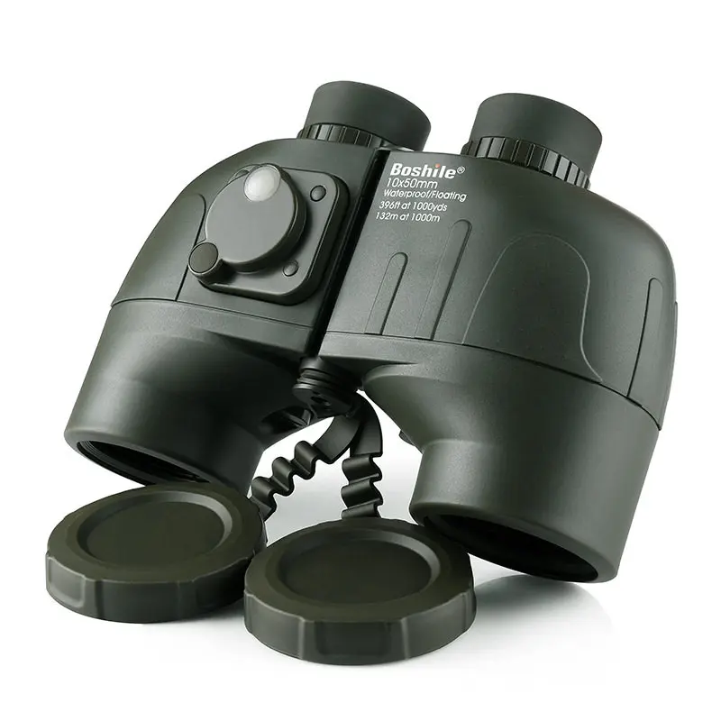 

Binoculars 10X50 Boshile Powerful with Compas Professional Military Telescope Waterproof Large Eyepiece binocular High Quality