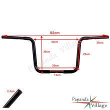 Универсальный мотоцикл 7/" 22 мм на заказ Руль Ручка Бар для Honda Harley Softail Touring Road King кафе, Рейсер, чоппер