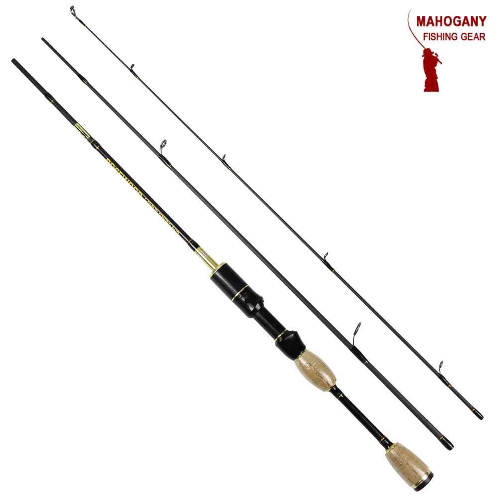 Cheap Ul Spinning Fishing Rod Soft 1.8m Ultra Light 3 Sections Carbon