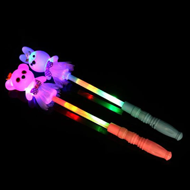 rave Light LED rabbit Stick Wands Rally Rave Cheer Batons Party
