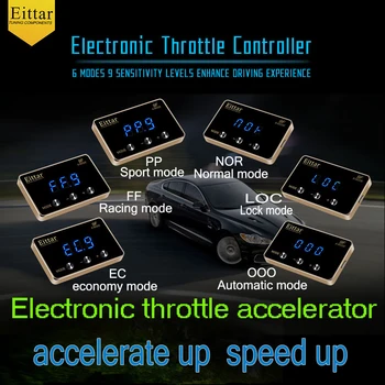 

Auto Electronic throttle controller Car 6-MODE 9F accelerator for Wrangler 2018+