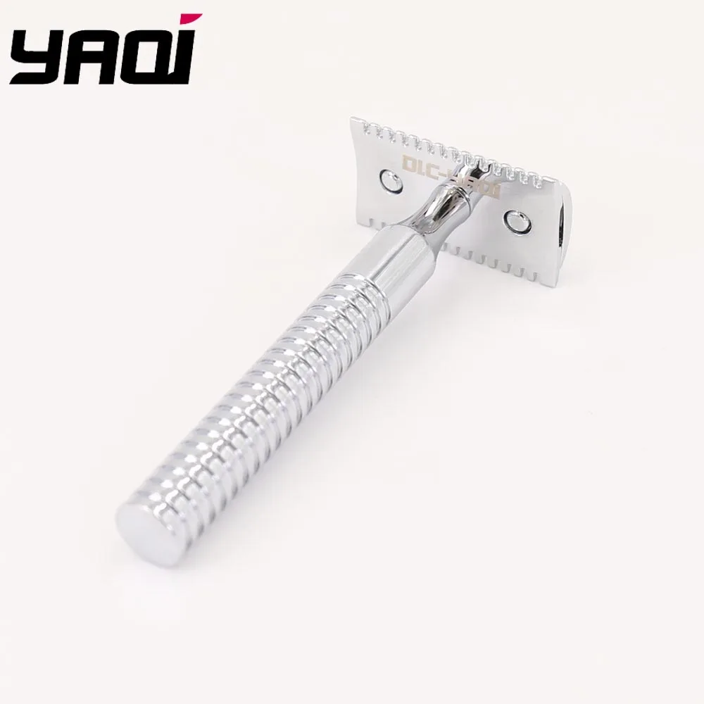 

Yaqi High Quality Chrome Color Light Safety Razor For Wet Shaving