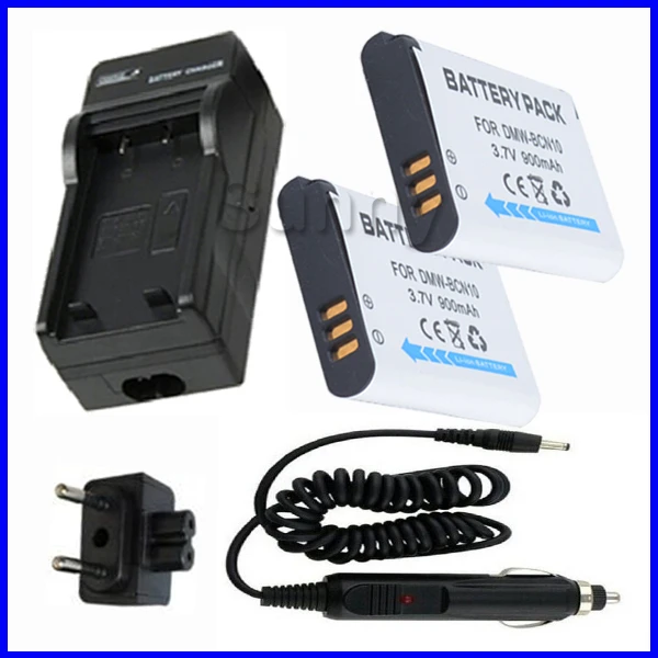 

Battery 2-Pack + Charger for Panasonic DMW-BCN10, DMW BCN10, DMW-BCN10E,DMW-BCN10PP and Lumix DMC-LF1,DMC LF1,DMC-LF1W,DMC-LF1K