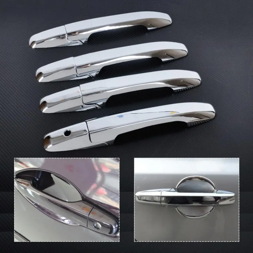 Buy CITALL 8pcs New Chrome Door Handle Cover Trim