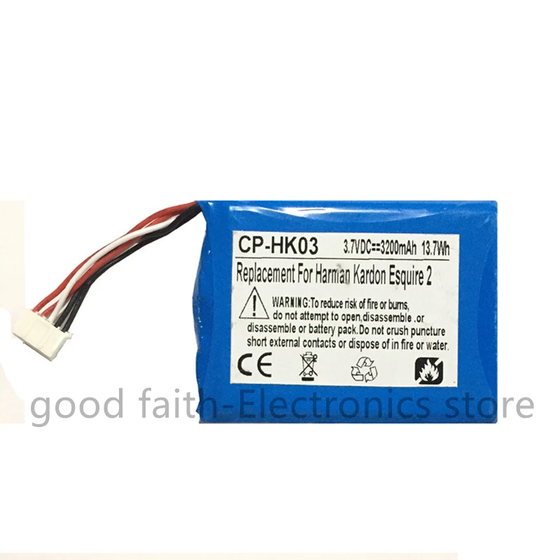 

GSP805070 Battery for Harman Kardon Esquire 2 Speaker 3.7V 3200mAh New Li-Po Li Polymer Rechargeable Battery Pack Replacement