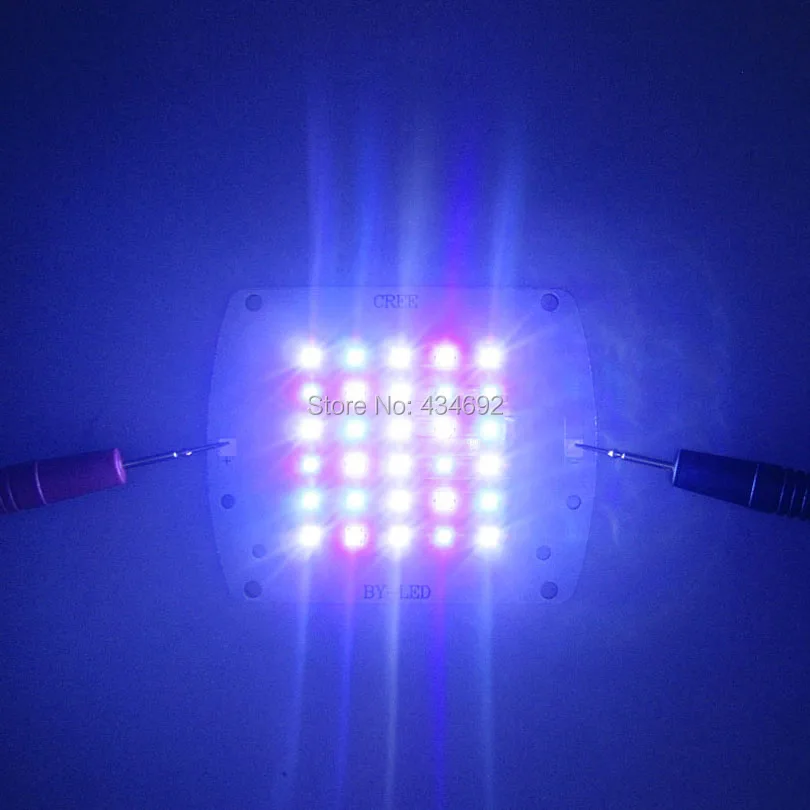 Cree XPE XP-E Королевский синий белый+ Epileds УФ фиолетовый светодиодный излучатель 30-33 в 1000-1800ма DIY аквариумный аквариум светодиодные лампы
