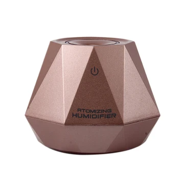 

HOT！-Usb Operated Portable Travel 180Ml Mini Diamond Shape Air Humidifier Diamond Shaped Light Weight For Trip Car Home Solid