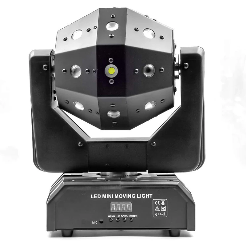 Бесплатная доставка 16*3W RGBW Led сценическое освещение лазерный Футбол светильник
