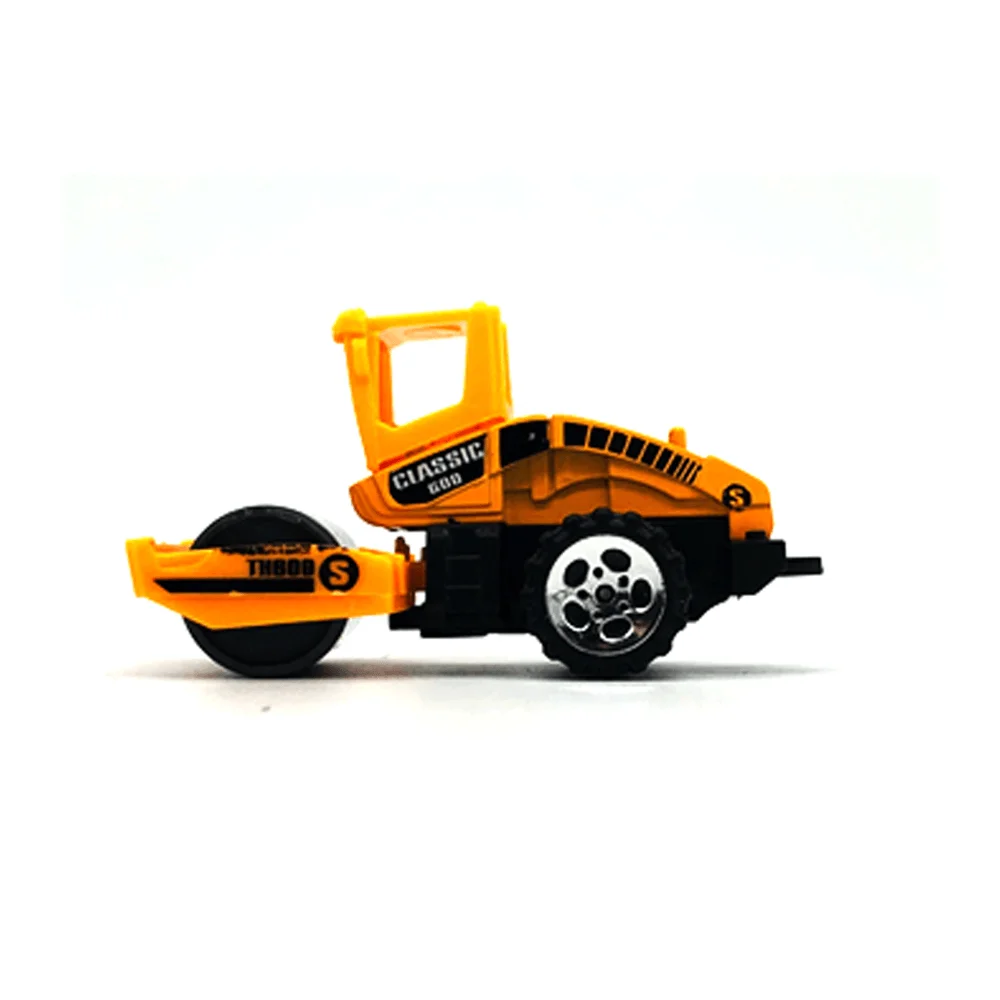 Мини сплава Diecast ИНЖЕНЕРНЫХ игрушка автомобиля 1: 64 металла автомобильный набор самосвал погрузчик экскаватор трактор смеситель игрушки Детский подарок - Цвет: Road Roller