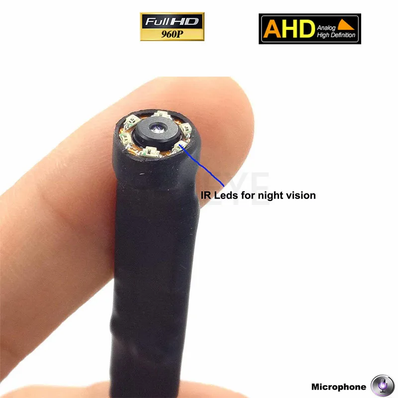 Камера видеонаблюдения Super Mini AHD камера HD 960P встроенная 940nm невидимая
