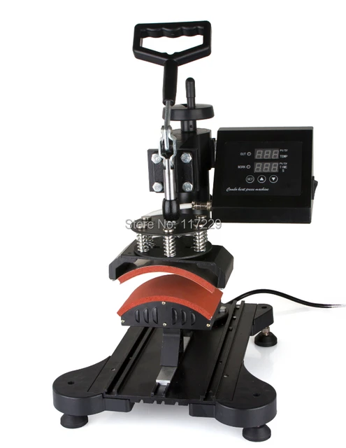 New desigh heat press machine for caps/hats,high quality cap/hat