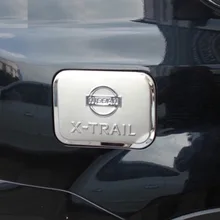 For Nissan X-Trail T31 Oil Gas Tank Cover Decoration Air conditioning outlet Trim X Trail 2008 to 2013 Car-styling Accessories kit thule nissan x trail t31 07